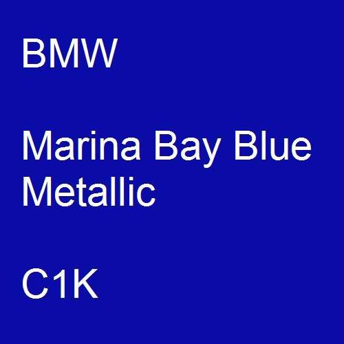 BMW, Marina Bay Blue Metallic, C1K.